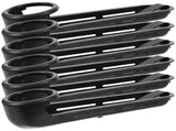 6-Piece Billiards Accessories Set with Snooker Track, Black Rectangular Indoor Pool Table Sports V1369-AZ3-W-20767