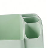 Makeup Organizer for Vanity with 2 Drawers Cosmetic Display Case with Brush Holders for Bathroom V1294-YM0901-3117250215811