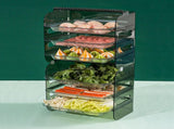 Multi Food Tray Multifunctional Strong Capacity Durable Vegetable Fruit Preparation Plate 6 V1294-YM0706-3118230214113