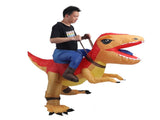 Inflatable Dinosaur Costume Adult Riding Suit Air Blow Up Cartoon Outfit for Holiday Party Cosplay V1294-YM0901-3115240011311