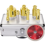 Diamond Bits 7PCS Diamond Hole Saw 20/27/35/55/68mmTile Hole Saw Kit Vacuum Brazed Diamond V952-JTQHJGSKZTJ72R3T0V0