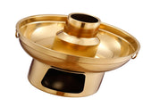 22cm 410 Stainless Steel Dessert Pan Dry Dessert Container Pot Fruit Bowl Fountain Fondue for V1294-YM0901-3118240131611