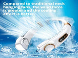 New Neck Hanging Fan Portable Mini USB Fan Personal Cooling Turbine Small Charging Quiet V1232-GBFS001