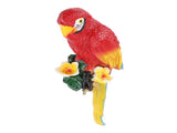 Parrot Decor Statue Figurine Scarlet Macaw Sculpture Birds Garden Courtyard Decoration V1294-YM0901-3111250017511