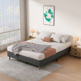 Bed Frame Mattress Foundation Double V264-BFS-206F-DGR-DL-1