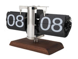 Flip Desk Clock Vintage Large Number 24 Hours Auto Flip Down Mechanical Clock for Home Living Room V1294-YM0901-3115250023812