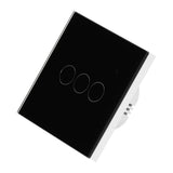 For Tuya Zigbee Light Switch 3Gang EU Remote Control Touch Switch 100240V 50HZ/60HZ V1294-YM0901-3113210139112