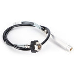 36in Black CO2 Soda Hose Adapter Kit CGA320 TR214 Dual Thread Good Sealing with Mounting Hardware V1294-YM0901-3113210018111
