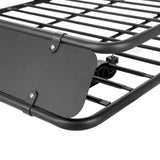 Giantz Universal Car Roof Rack Basket Luggage Vehicle Cargo Carrier 160cm Black CAR-B-RFBASKET-164