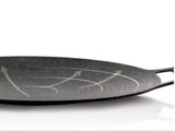 Nonstick Barbecue Grill Pan Sturdy Cast Iron Griddle - 34CM V957-RLX39671025K