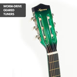 Karrera Childrens 34in Acoustic Guitar Kids - Green CC34-GN
