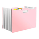 Expanding File Folder 4 Set, 13 Pockets Accordion Document Organizer for Home School, Accordion V1366-AZ2-W-19755