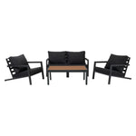 Aidan Garden Furniture Set in Slate Grey — 5 pieces V264-OTF-544A-DGR-5PC