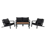Aidan Garden Furniture Set in Slate Grey 5 pieces V264-OTF-544A-DGR-5PC