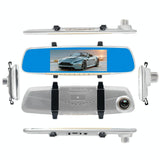 7 Lcd Touch Screen Rear View Mirror Car Recorder With Separate Camera PRL-6531SMC