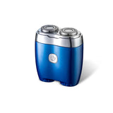 Blue Portable Twin-Head Electric Shaver - Compact Rechargeable Razor for Men V888-ELOSUNG16331