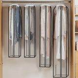 3-pack Transparent Dustproof Garment Storage Bag with Zipper for Wardrobe, PEVA Material, 60 x 25 x V1188-MS-325-0887