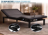 Therapedic Versa Adjustable King Single Bed Base with Massage Function ADJ-BED-VRS-KS