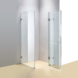 1200 x 800mm Frameless 10mm Glass Shower Screen By Della Francesca V63-831161