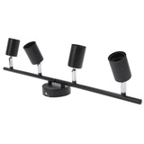 Tracking Lights Ceiling LED 4 60W Adjustable Angle Foldable Matte Black 4 Light Tracking Lighting V1294-YM0703-3119230078411