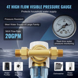 Spin Down Filter, 40 Micron Whole House Sediment Filter for Well Water, 3/4" G-M 1" G-M, 4 T/H V952-SDCXQZSGLQFCTOJRXV0