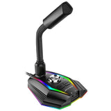 USB Computer Microphone - Wired Condenser Mic for Office, Gaming, Conference V1263-JX-3665