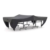 Premium Outdoor Ping Pong Table Cover Waterproof Sunproof Dustproof, Fits Standard Tables with V1341-ZY-NVW7PS4R-400D-BLACK