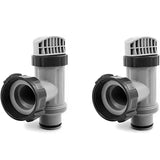 Intex 2-pack above ground valve with piston, gaskets and nuts V1237-ZY-203-1596