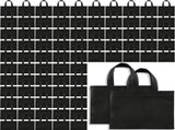 80 Pack Non Woven Party Favor Bag 9.8'' Reusable Tote Bags Bulk with Handles for Birthday Supplies V1259-DP01-A-1198