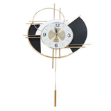 Nordic Swing Wall Clock Big Silent Non Ticking Decorative Wall Clock for Living Room Bedroom Home V1294-YM0901-3115240035711