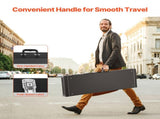 Bass Guitar Hard Case, 1220 mm Rectangular Guitar Hard Case, With Lock Latch Keys Handle, PVC V952-JXJTYHJXJHBBVUUYRV0