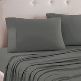 Art Terrace Microfiber Sheet Set Queen 33cm Wall Grey V442-ATX-SHEETS-24MICROFBER-GREY-QS