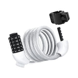 Bicycles Lock Long Cable Lock with 5-Digit Combination Lock Bike Lock Number Code Lock for Mountain V1370-AZ4-12698