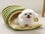 Cozy Monster Cat Bed, Cave Style Pet Bed, Cat Beds for Indoor Cats, Cat Cave Bed Cat Tent with V1107-135-10311-BLK2