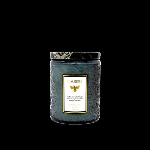 Faubourg Embossed Scented Candle misty forest V650-LZ72205