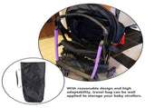 HOOWIFFY Baby Stroller Storage Bag, Portable Organizer for Single & Double Strollers, Spacious and V1189-WXFWAL-20260326-02395