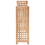 Wine Rack For 25 Bottles Solid Walnut Wood 63x25x73 Cm 43_247101