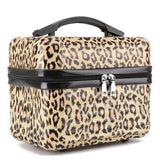 Yellow Leopard Pattern Durable Hard Shell Makeup Travel Case - Large Capacity Portable Cosmetic V888-ELOSUNG27479