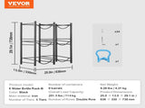 3 Tiers Water Jug Holder, 5 Gallon Water Bottle Holder, Double Row Water Bottle Rack for 6 Bottles, V952-5JLTZSSTSTZCFE4HKV0