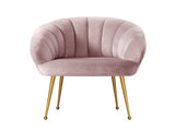Artiss Armchair Velvet Pink Eloise UPHO-C-ARM-5107-PK