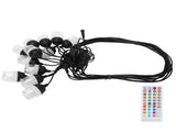 Outdoor Waterproof String Lights RGB Colorful Lights with RF IR Remote Control 100240VEU Plug V1294-YM0901-3119200177912