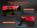 68L Waste Oil Drain Tank, Industrial Fluid Drain Tank with Adjustable Funnel Height, Portable Oil V952-SDLSPYPSL18GVK731001V0