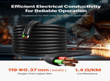 7.62 m 6AWG Portable Power Cable , Heavy Duty 600V SOOW Electrical Power Cable, V952-BXSDYXSOOWDLLUJEO001V8