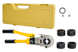 Hydraulic Pipe Crimper Plier Set Tube Plumbing Tool with Crimping Dies for Stainless Steel Pipe V985-PIPECRIMPERSET