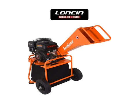 Samland WC50 Mini Wood Chipper, Loncin 6.5 HP Engine V1060-WC50