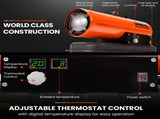 UNIMAC 20KW Portable Industrial Diesel Direct Forced Air Space Heater, Commercial Grade for V219-UMDHVP03A