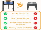 Dog Food Bowl Stand - Metal Elevated Dog Food Dispenser - Adjustable Dog Food Bowl Stand - Suitable V1188-ZXY-10085