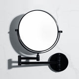 Wall Mounted Makeup 3X Magnification 360 Degrees Swivel Extendable Foldable Arm Bathroom V1294-YM0901-H47946S
