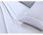 Elan Linen 100% Egyptian Cotton Vintage Washed 500TC White King Bed Sheets Set V107-KBWHTSS