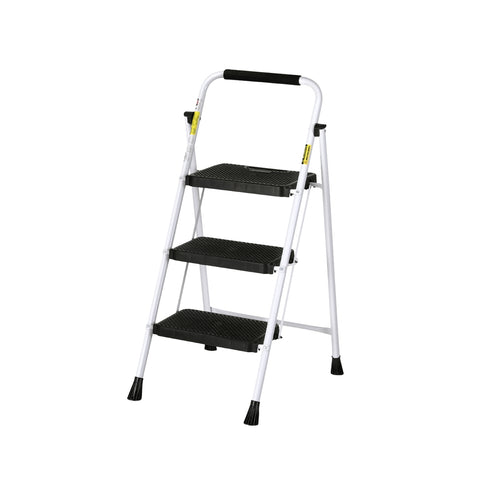 Giantz 3 Step Ladder Multi-Purpose Folding Steel Light Weight Platform LD-STEEL-3STEP